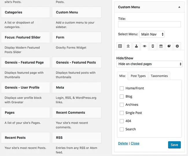 Widget Options - World's Best WordPress Widget Control Plugin Yet