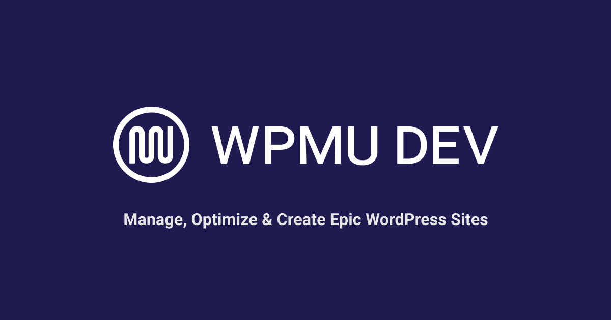 WPMU DEV Dashboard