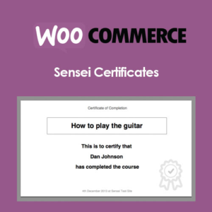 WooCommerce Sensei Certificates