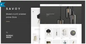 Savoy - Minimalist AJAX WooCommerce Theme