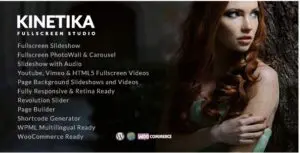Kinetika - Fullscreen Photography Theme