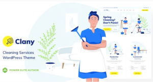 Clany Cleaning Services Theme