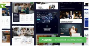 Avante Business Consulting WordPress Theme