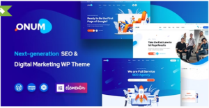 Onum - SEO & Marketing Elementor WordPress Theme