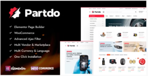 Partdo - Auto Parts and Tools Shop WooCommerce Theme