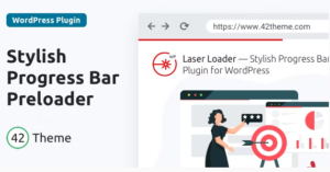 Laser Loader - Stylish Progress Bar Preloader