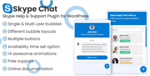Skype Chat Support Pro - WordPress Plugin