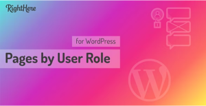 Pages by User Role for WordPress