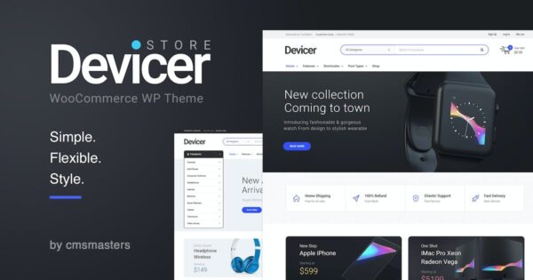 Deicer Electronics, Mobile & Tech Store Wordpress Theme