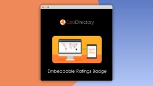 Geodirectory Embeddable Ratings Badge