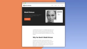 Graph Paper Press Sell Media Model Release Add-On