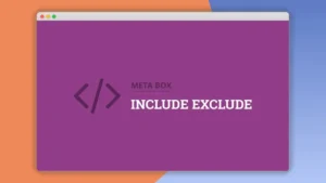 Meta Box Include Exclude