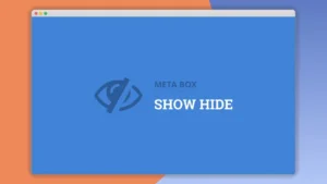 Meta Box Show Hide