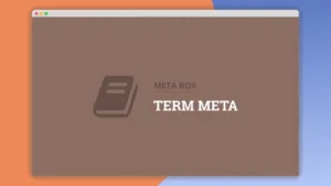 Meta Box Term Meta