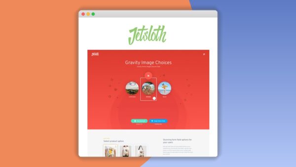 Jetsloth – Gravity Forms Image Choices