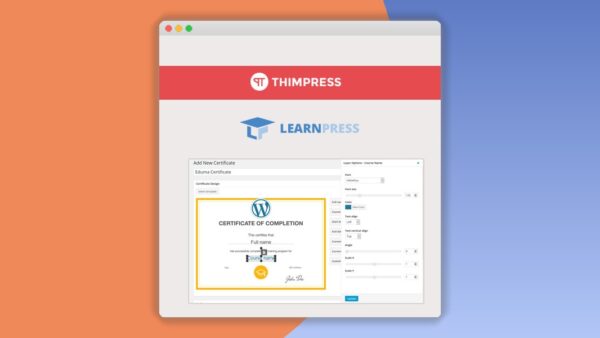 Learnpress Certificates Add-On