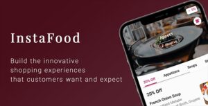 Instafood Qr Menu, Food Deliery, Pickup And Dine-In For WordPress