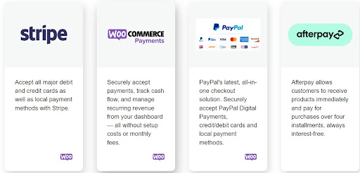 WooCommerce vs. BigCommerce: Pasarelas de pago