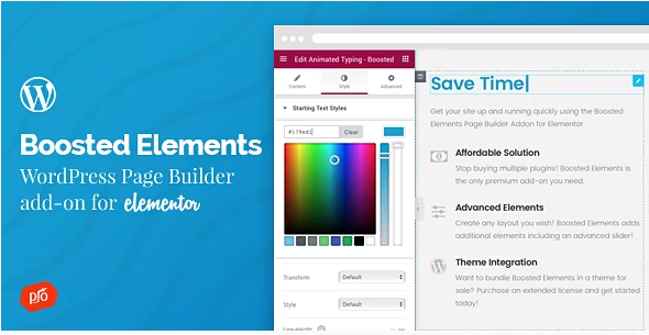 Boosted Elements – Builder Add-on for Elementor