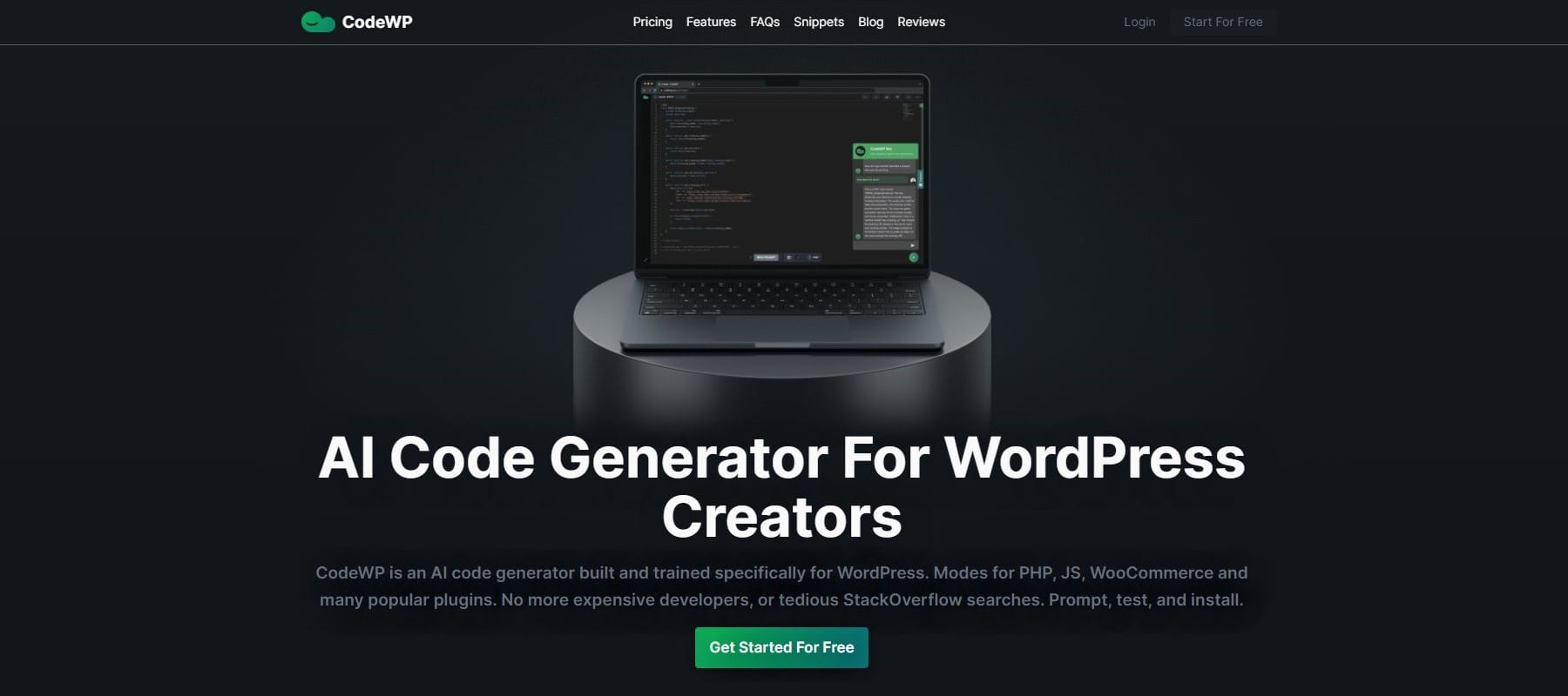 Codewp - Página de inicio mayo de 2023