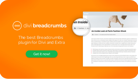 Divi Breadcrumbs