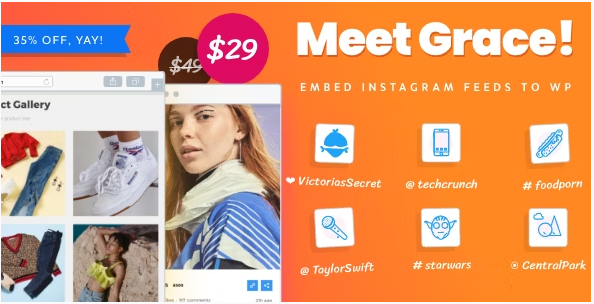 Grace – WordPress Photo Feed of Instagram Posts