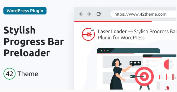 Laser Loader – Stylish Progress Bar Preloader