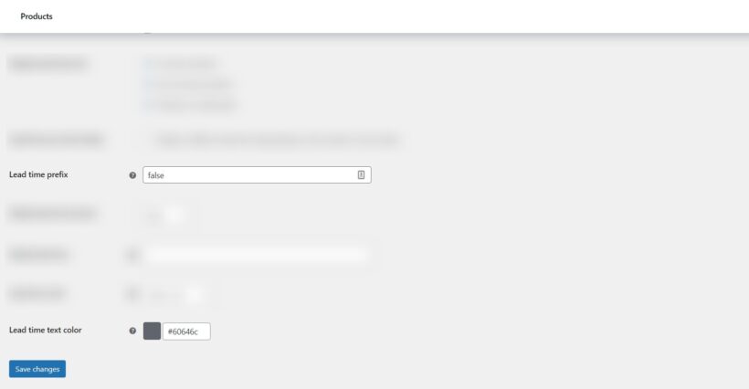 Diseño de plazos de entrega WooCommerce
