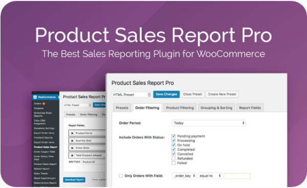 Product Sales Report Pro for WooCommerce