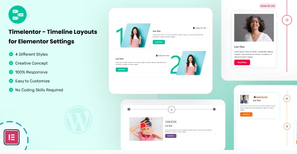Timelentor – Timeline Layouts for Elementor