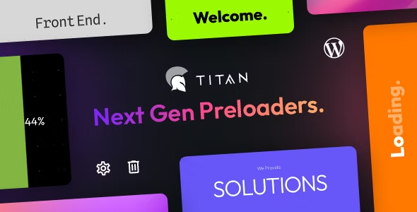 2. Titan Preloaders & Page Transitions