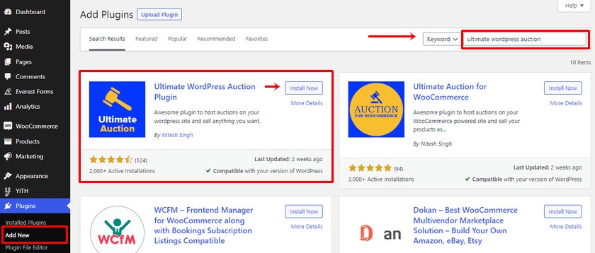 como-agregar-productos-de-subasta-en-woocommerce