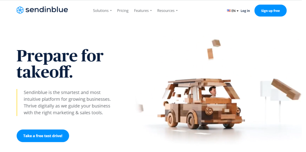 sendinblue, respuesta automática de wordpress de sendinblue