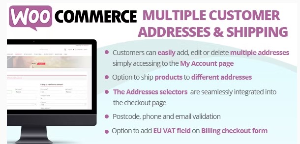 WooCommerce Multiple Customer Addresses & Shipping