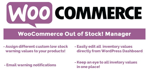 WooCommerce agotado! Gerente