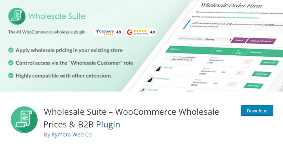 Venta al por mayor de WooCommerce
