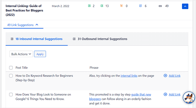 aioseo-internal-linking-assistant-example-1 Ejemplo de asistente de enlace interno de AIOSEO