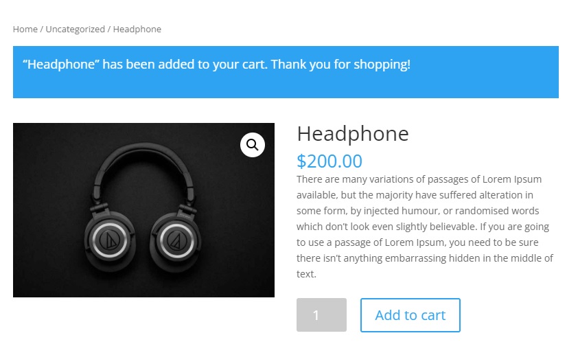 mensaje personalizado cambiar woocommerce agregar al mensaje del carrito