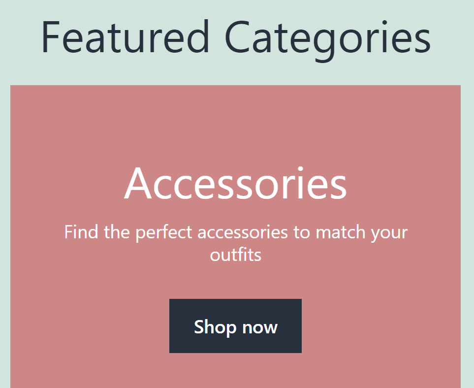Una sección de categorías destacadas en WooCommerce