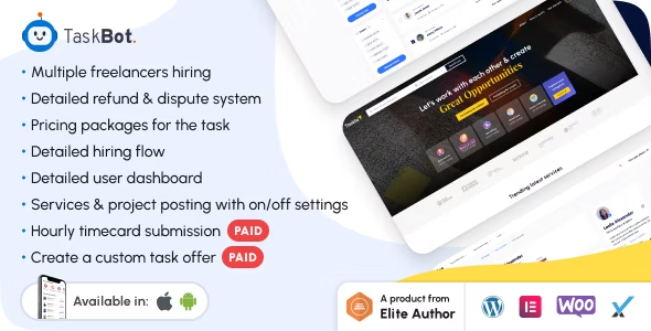 Taskbot – A Freelancer Marketplace