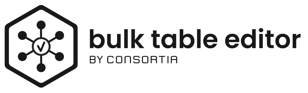 Bulk Table Editor