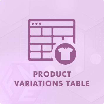 Product Variations Table for WooCommerce
