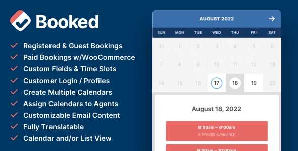 Booked – Appointment Booking