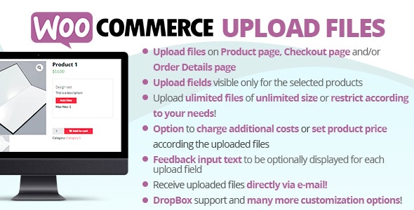 WooCommerce Upload Files
