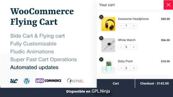 WooCommerce Flying Cart