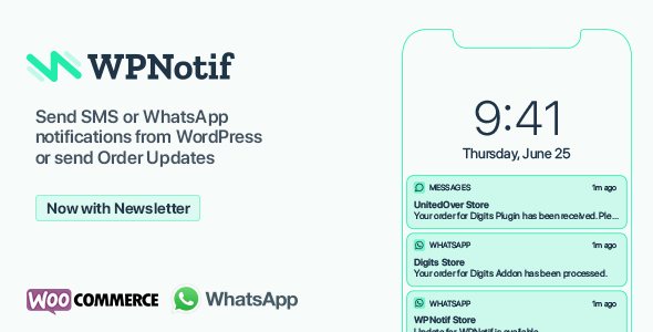 WPNotif – WordPress SMS & WhatsApp Notifications