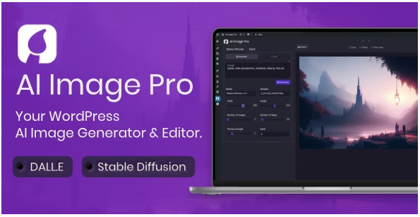 AI Image Pro – WordPress AI Image Generator & Editor, DALLE & Stable Diffusion