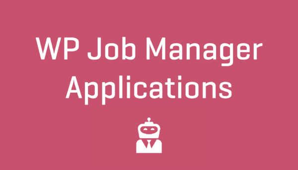 1 WP Job Manager Applications