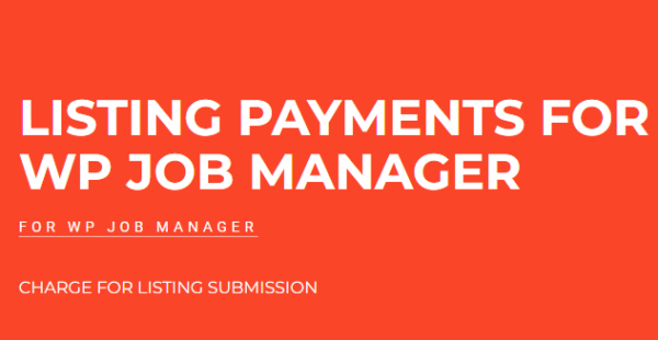 3 WP Job Manager Listing Payments
