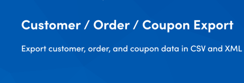 WooCommerce Customer / Order / Coupon Export